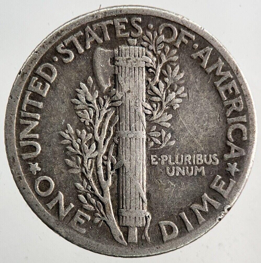 1936 US USA Mercury One Dime Silver Coin | Fine Collectable Grade
