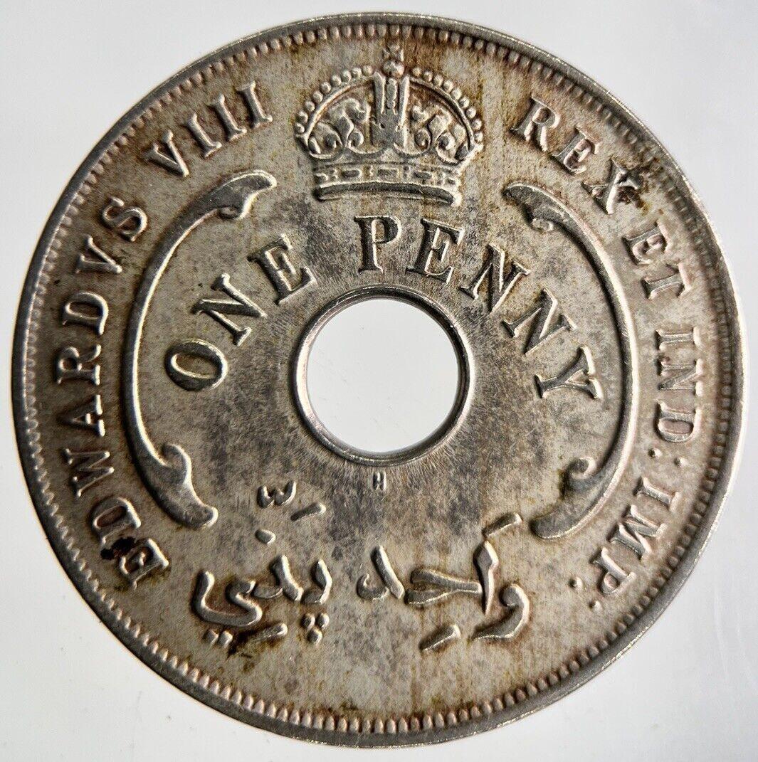 1936 West Africa One Penny Coin | Fine Collectable Grade