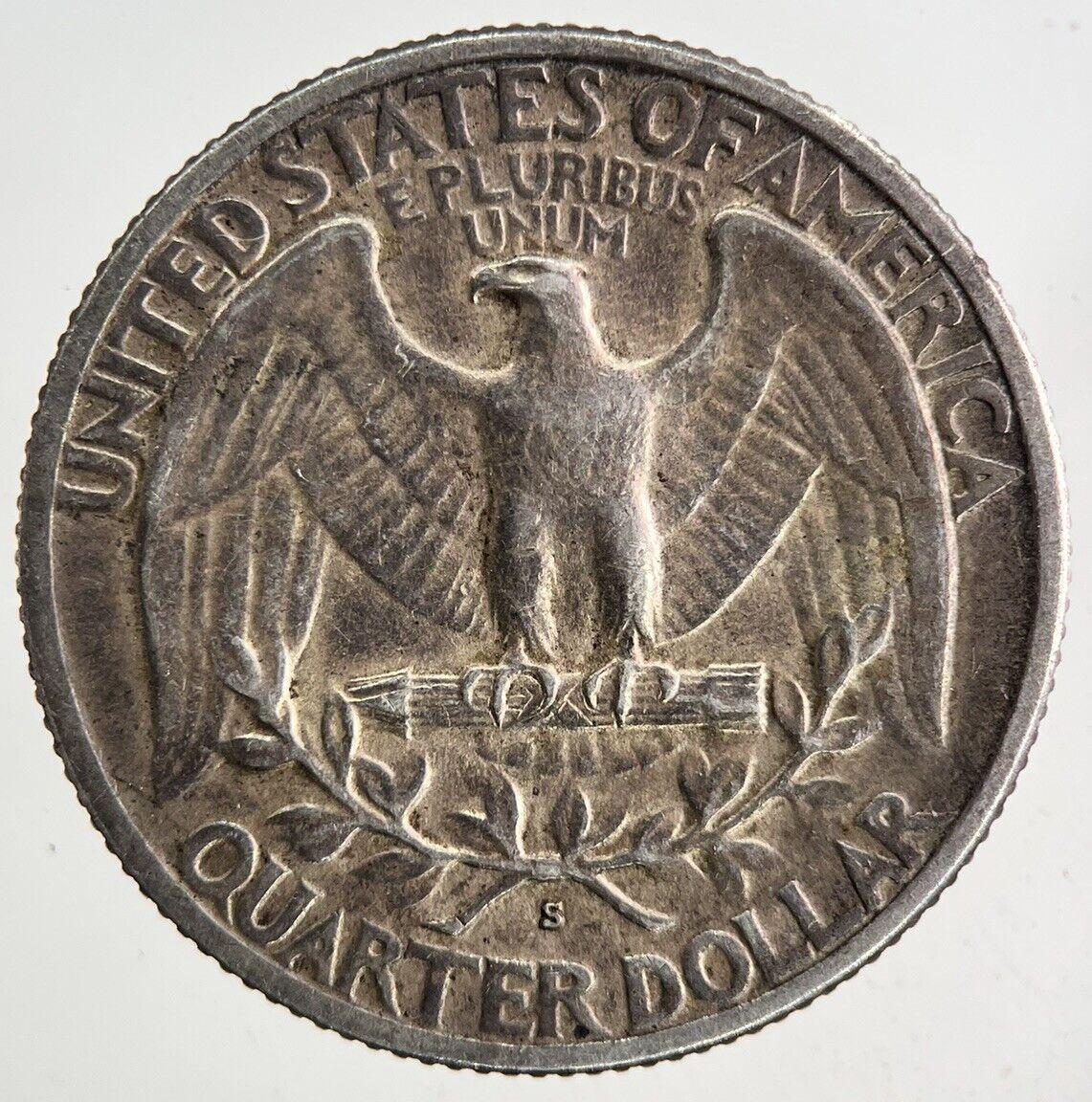 1936-S US USA Quarter Dollar Silver Coin | Very High Grade