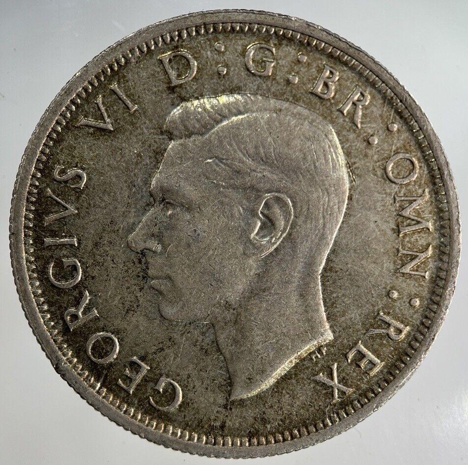 1937 George VI Half-Crown Silver Coin | Fine Collectable Grade