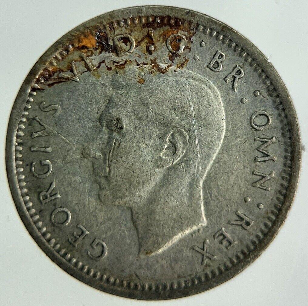 1937 George VI Threepence Silver Coin | Fine Collectable Grade