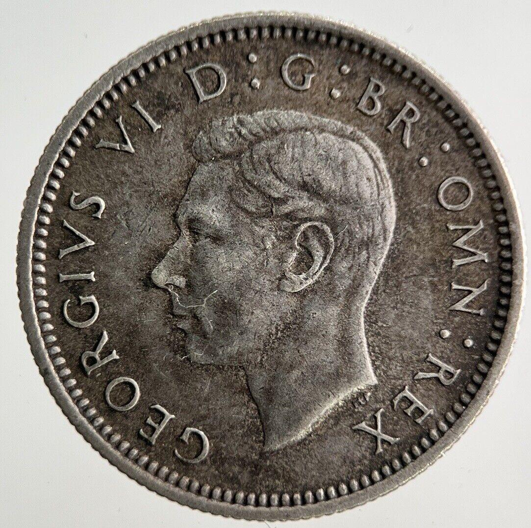1937 George VI Sixpence Silver Coin | Fine Collectable Grade