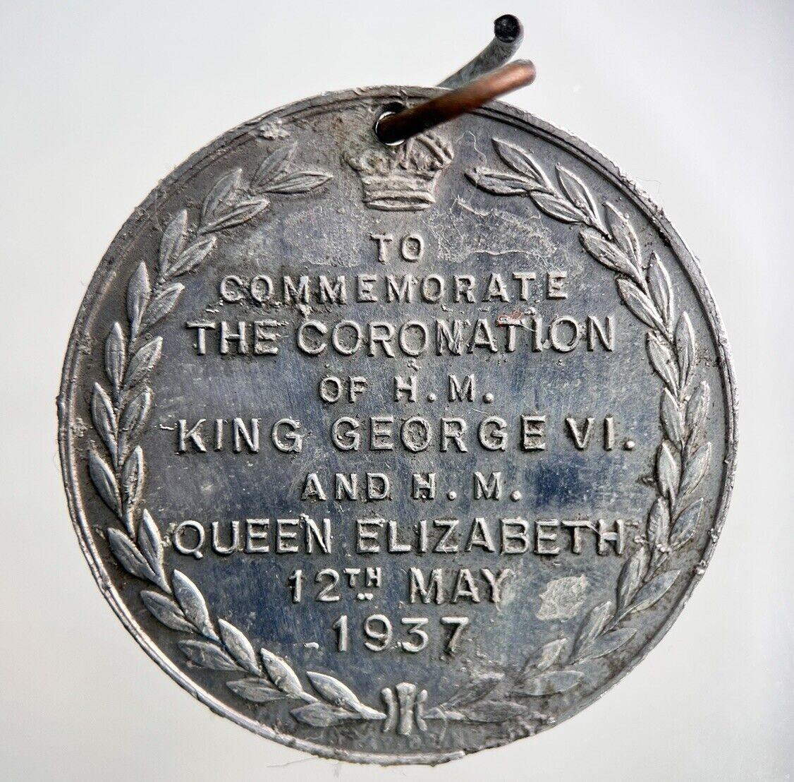 1937 King George VI Crowned Coronation Commemorative Medal