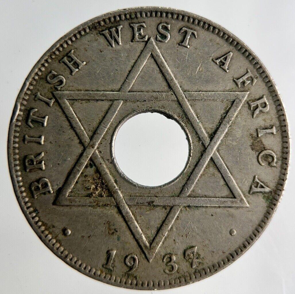 1937 West Africa Half-Penny Coin | Fine Collectable Grade