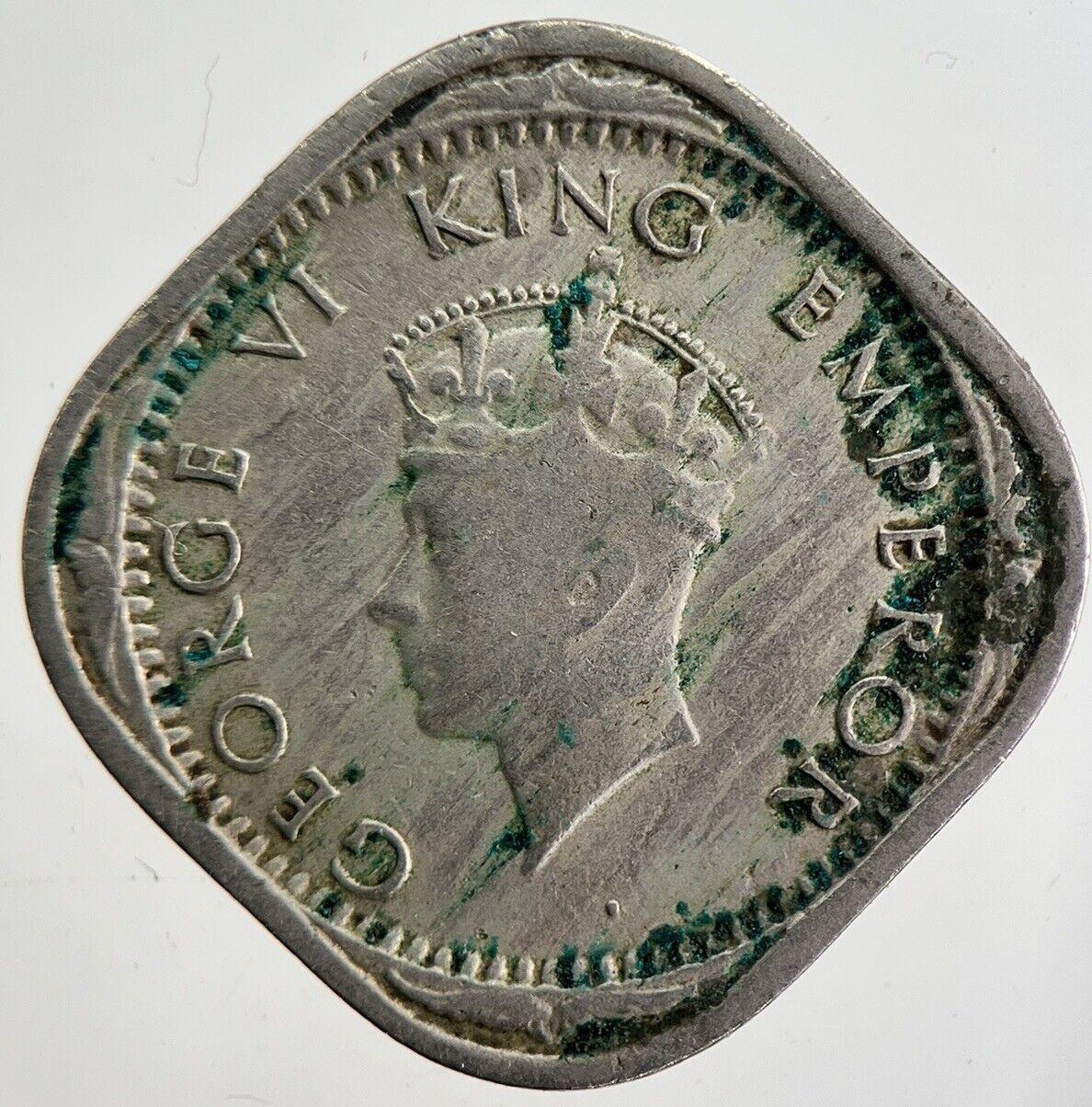 1938 Two 2 Anna India Coin | Collectable Grade | a4843