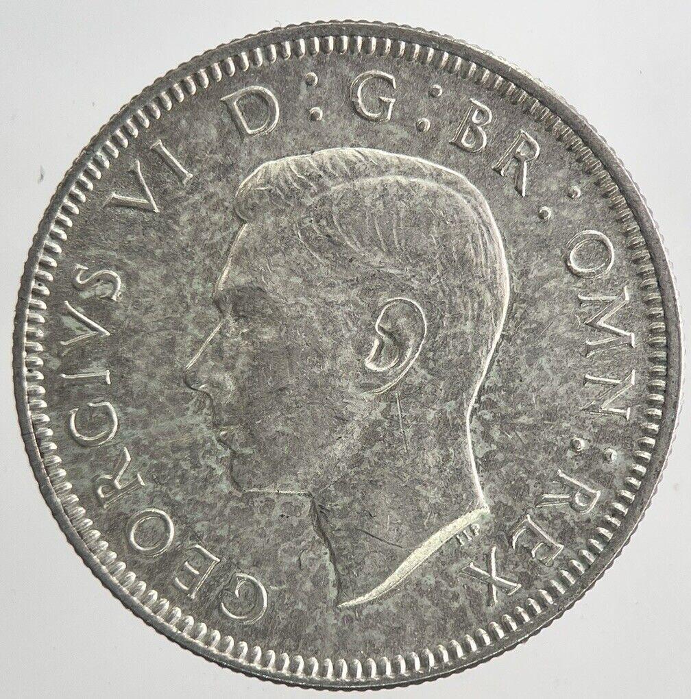 1939 George VI British One Shilling Silver Coin | Very High Grade | a6760