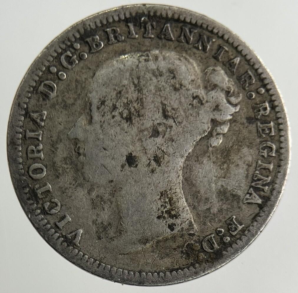 1874 Victoria Threepence Silver Coin | Fine Collectable Grade