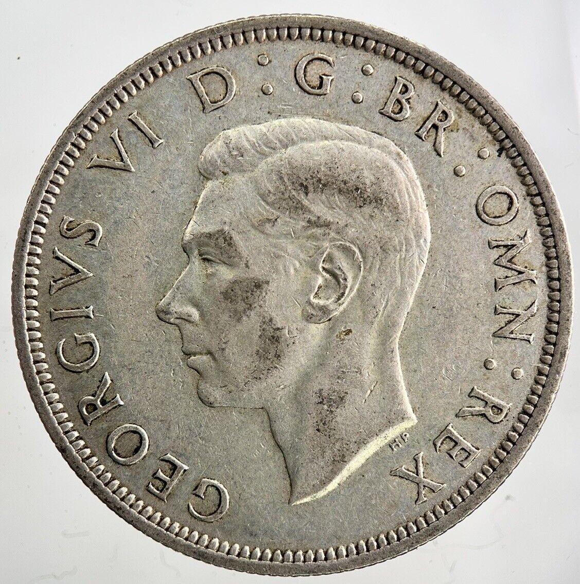 1939 George VI Half-Crown Silver Coin | Fine Collectable Grade