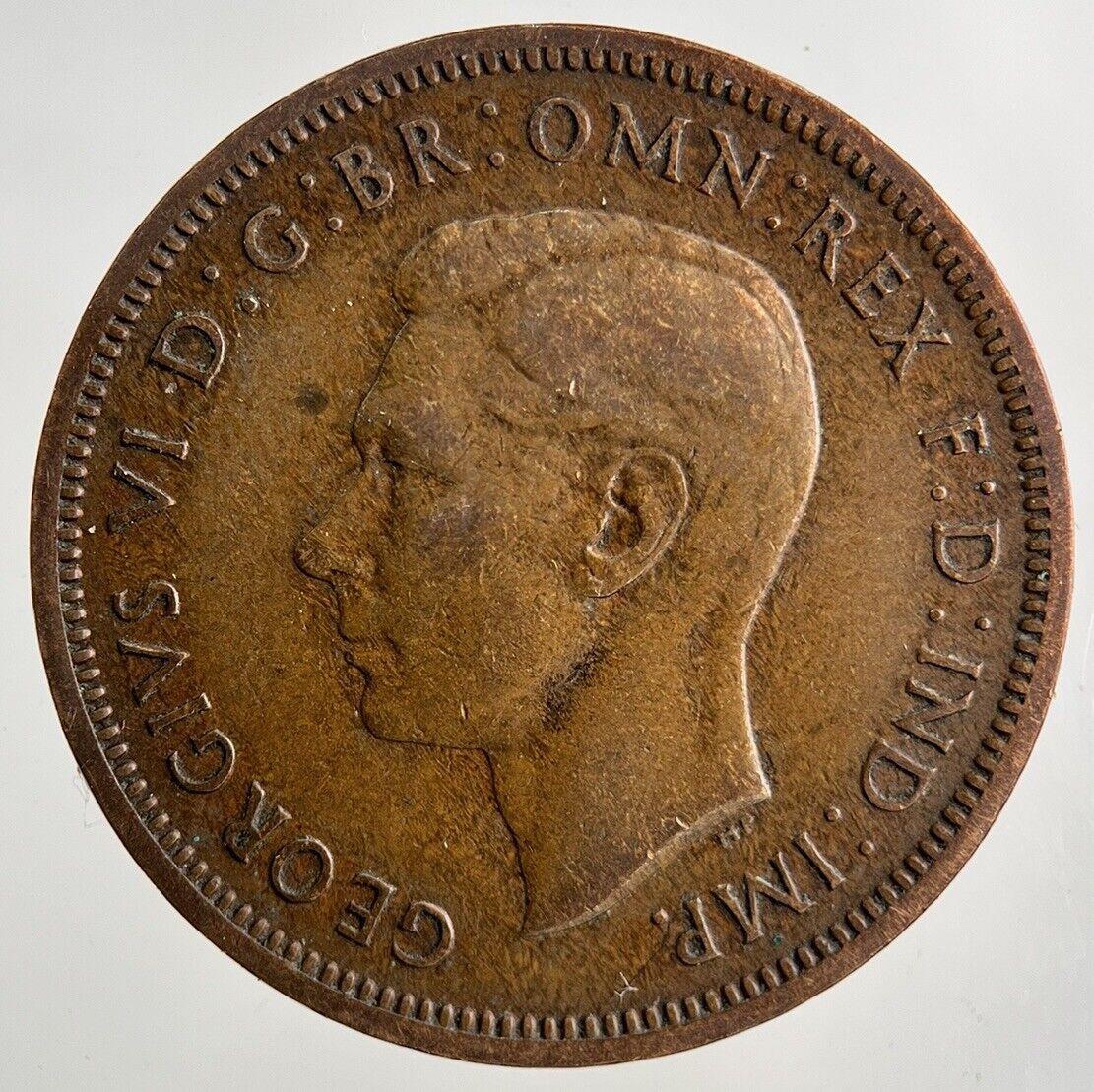 1939 George VI Half-Penny Coin | Fine Collectable Grade
