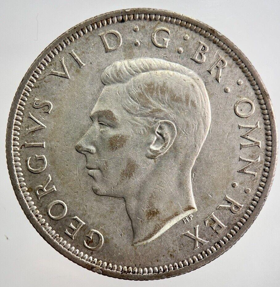 1939 George VI Half-Crown Silver Coin | Very High Grade | a3988