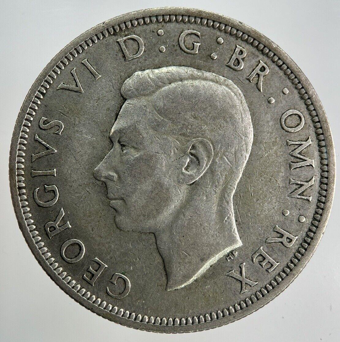 1939 George VI Half-Crown Silver Coin | Fine Collectable Grade