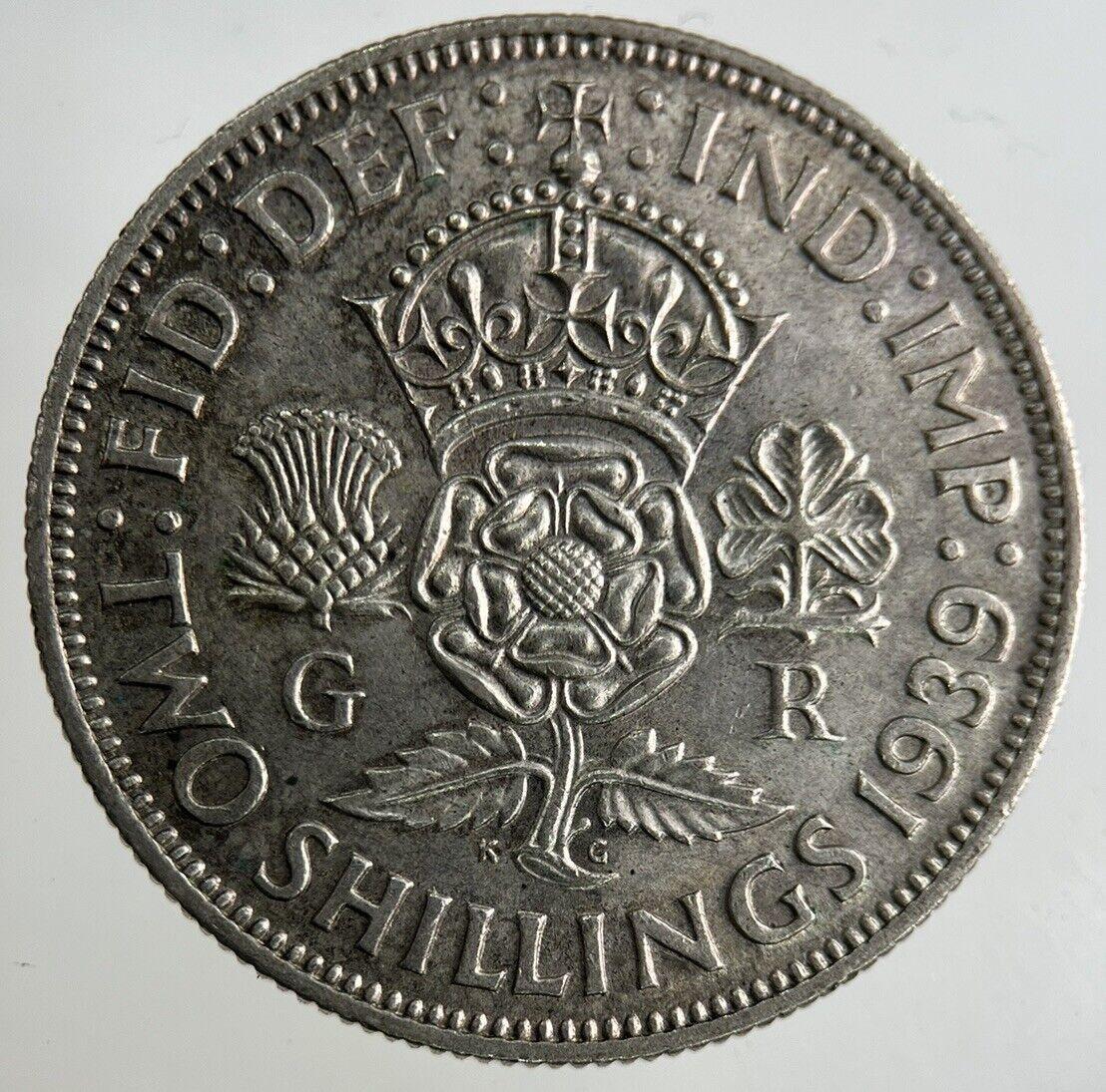 1939 George VI Florin Silver Coin | Fine Collectable Grade