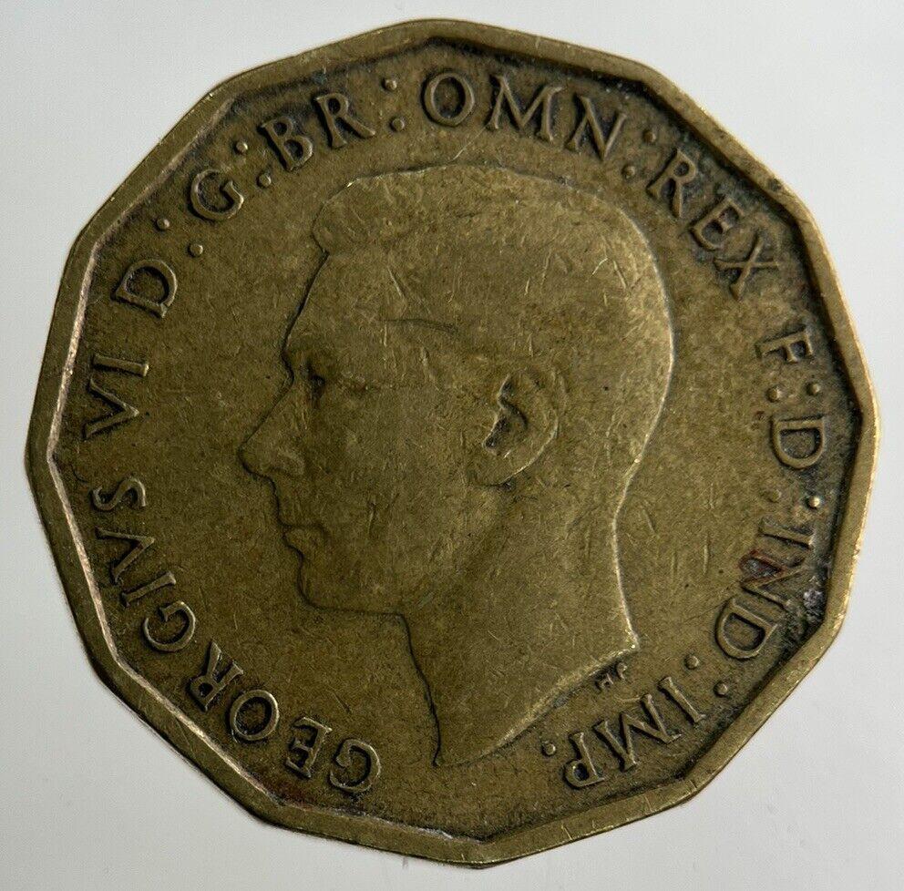 1939 George VI Threepence Coin | Fine Collectable Grade