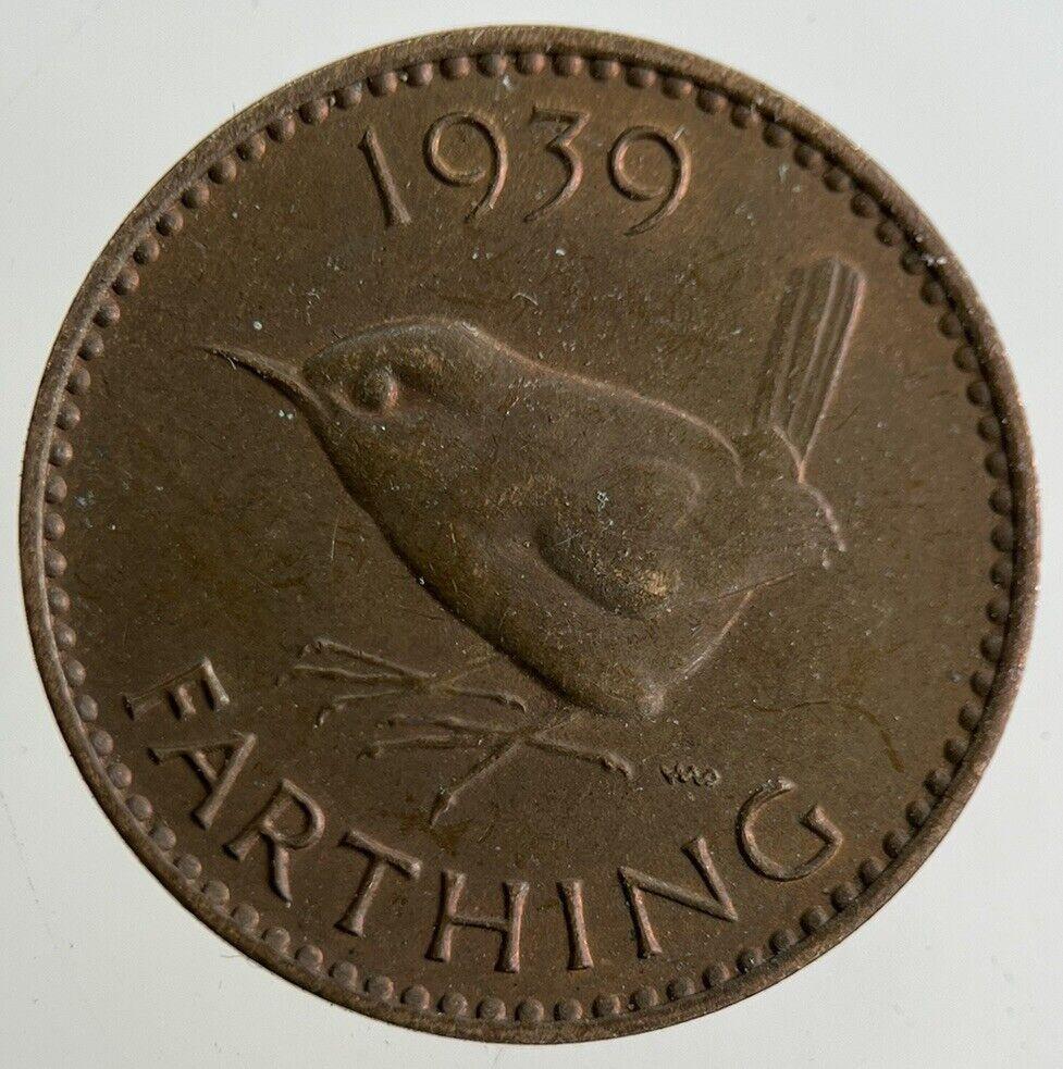 1939 George VI Wren Farthing Coin | Very High Grade