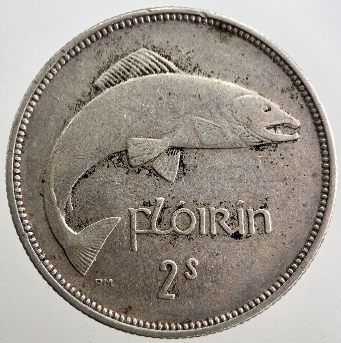 1939 Irish Florin Silver Coin | Very High Grade | a7415