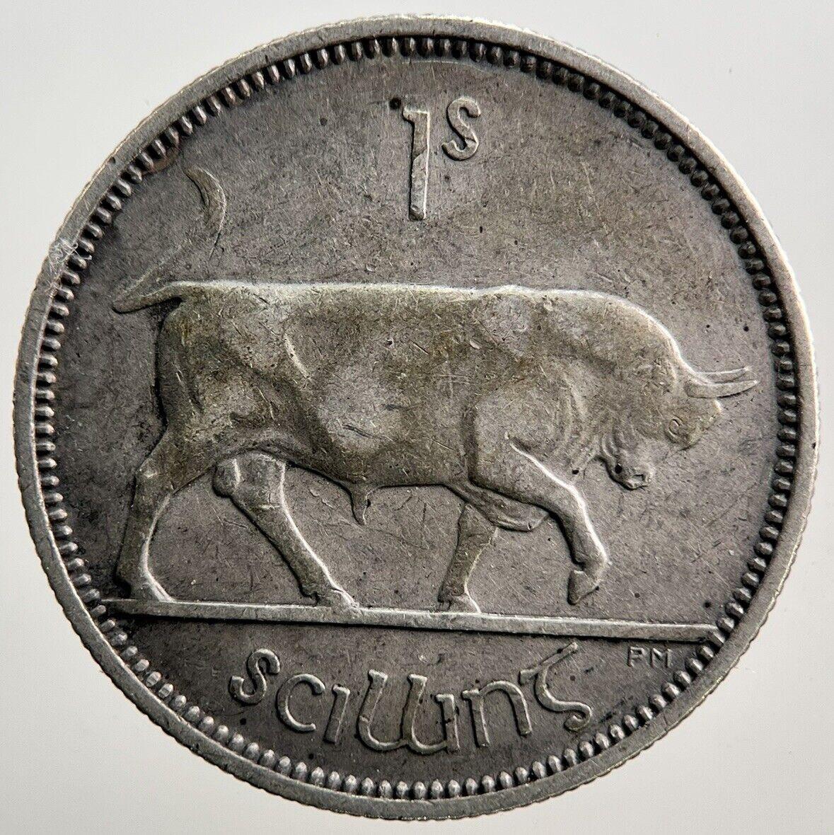 1939 Irish Shilling Silver Coin | Very High Grade | a3833