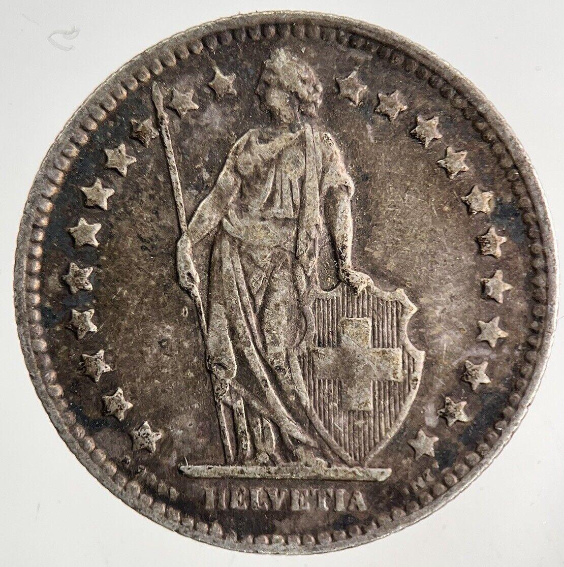 1939 Switzerland Swiss 1 Franc Silver Coin | Fine Collectable Grade