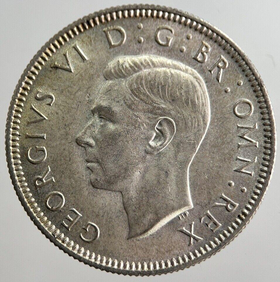 1940 George VI British One Shilling Silver Coin | Very High Grade | a8247