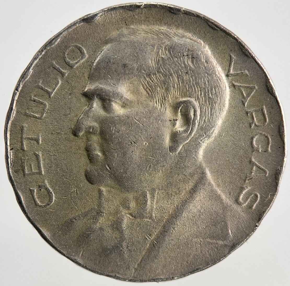 1940 Brazil 300 Reis Coin | Very High Grade
