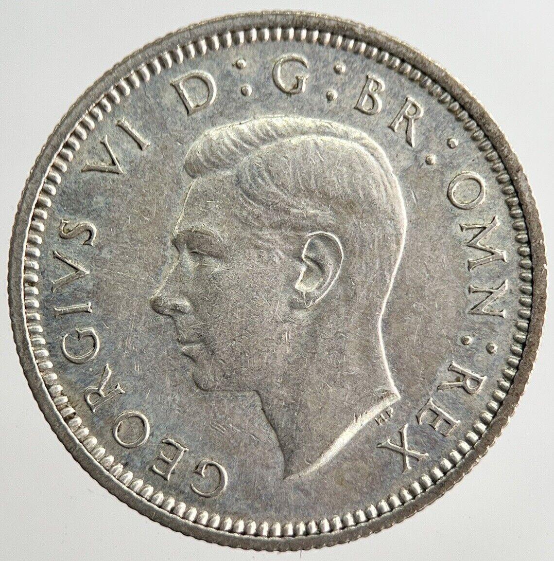 1940 George VI Sixpence Silver Coin | Very High Grade | a8151
