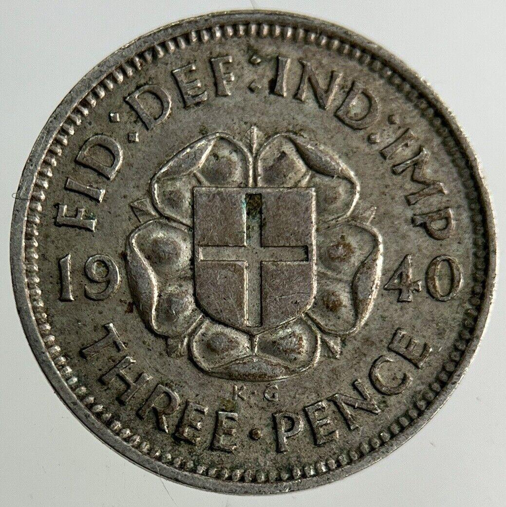 1940 George VI Threepence Silver Coin | Very High Grade
