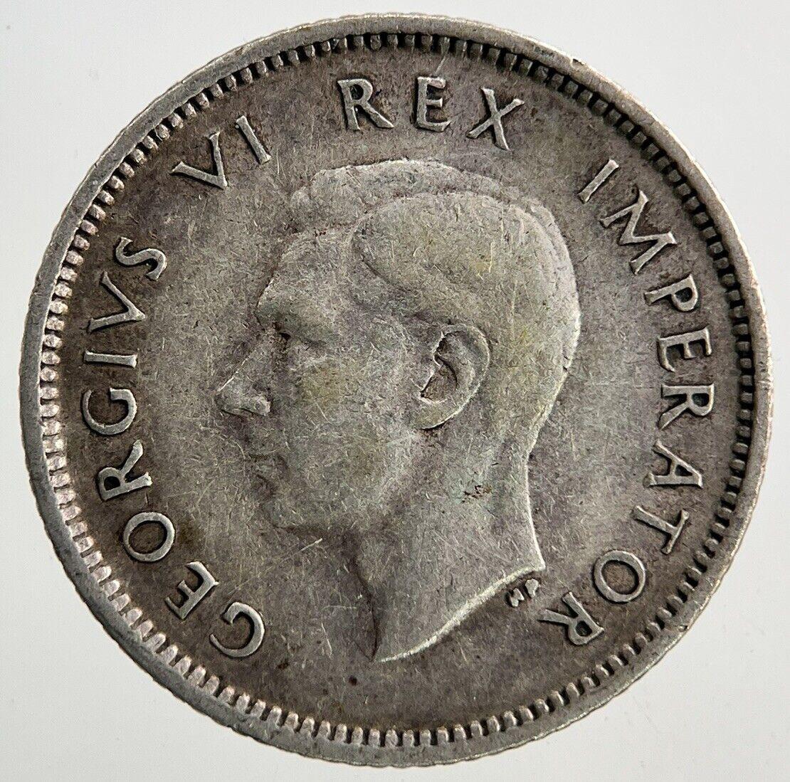 1940 South Africa Sixpence Silver Coin | Fine Collectable Grade