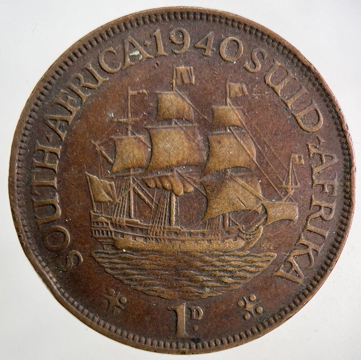 1940 South Africa One Penny Coin | Fine Collectable Grade
