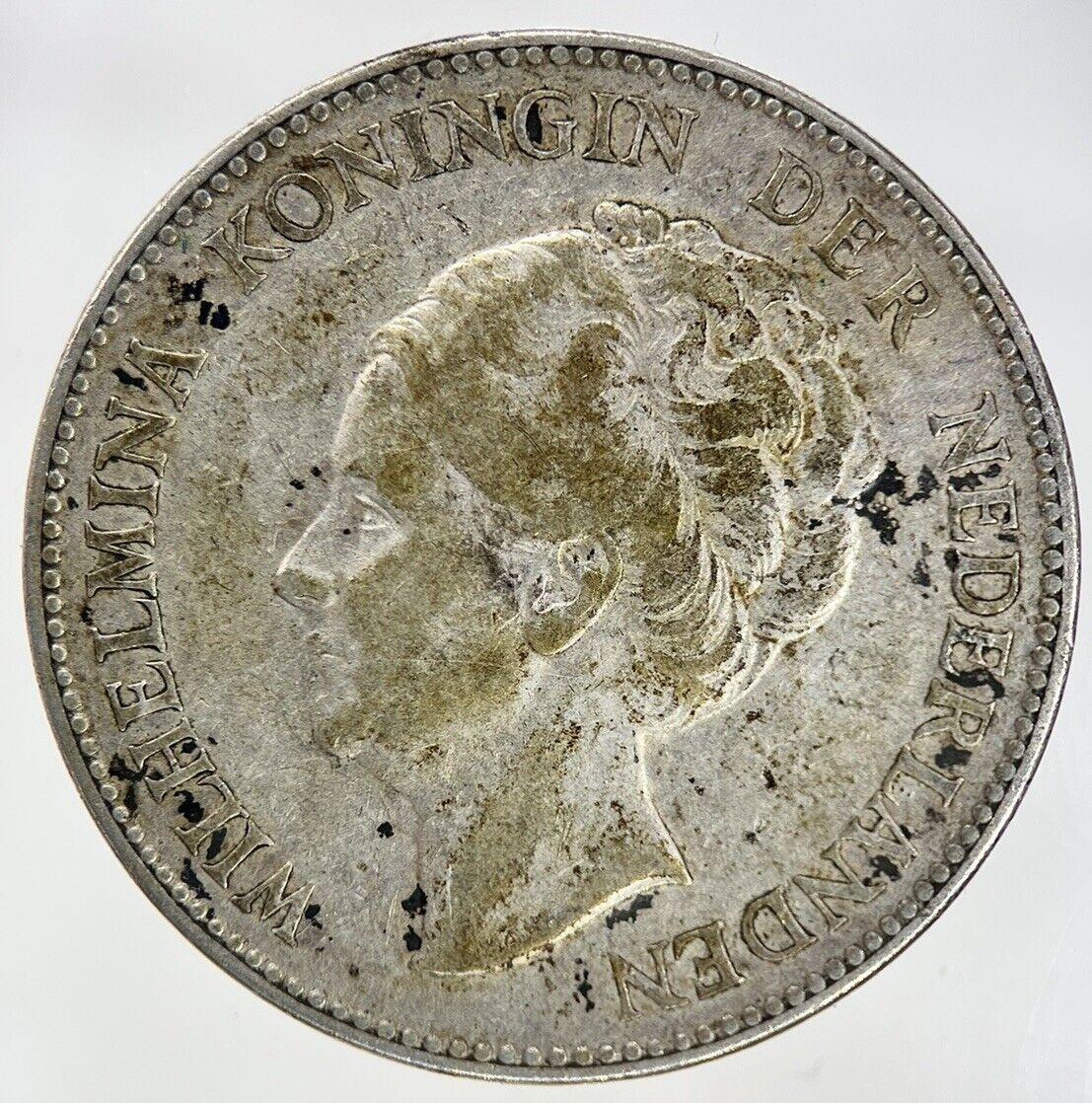 1940 Netherlands 1 Gulden Silver Coin | Fine Collectable Grade