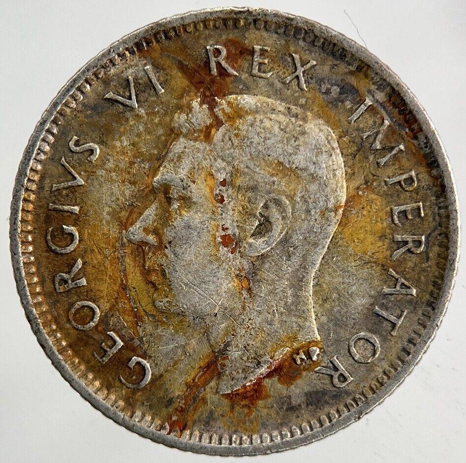 1940 South Africa Sixpence Silver Coin | Fine Collectable Grade