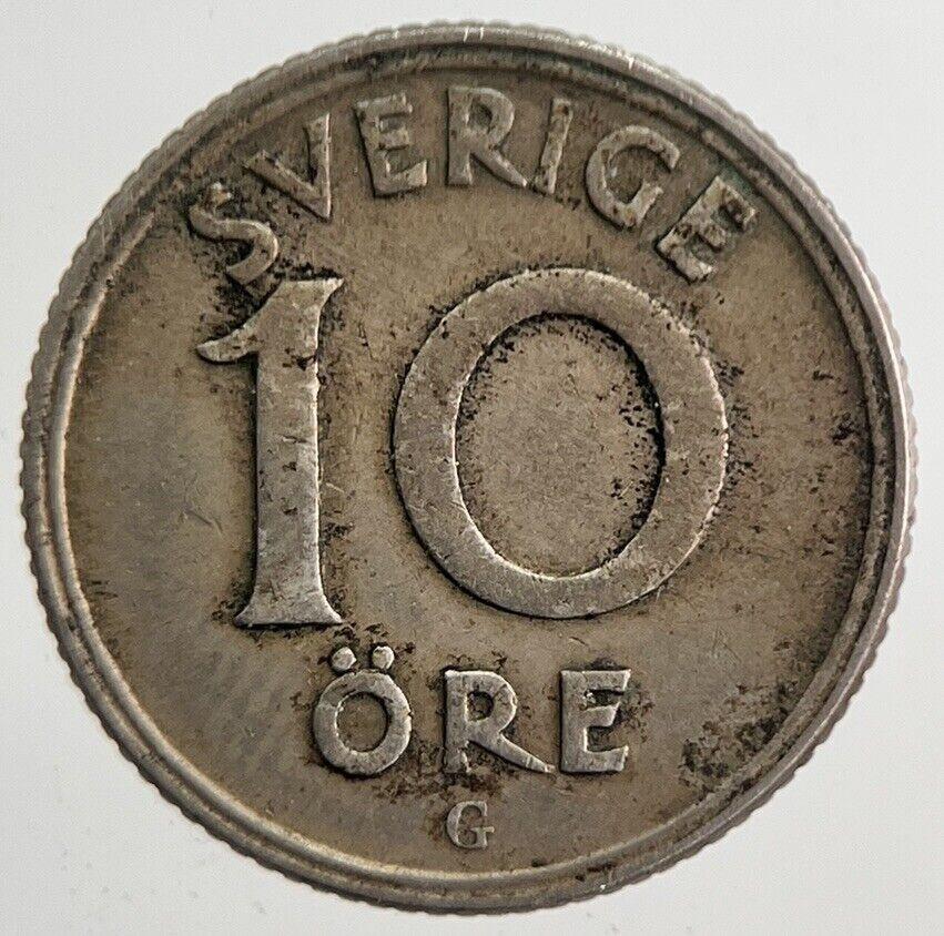 1940 Sweden 10 Ore Coin | Very High Grade | a4879