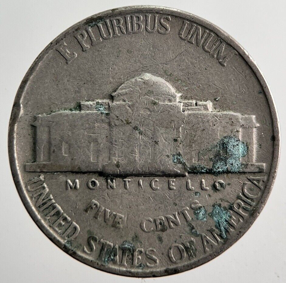 1940 US USA Jefferson Nickel 5 Cents Coin | Fine Collectable Grade