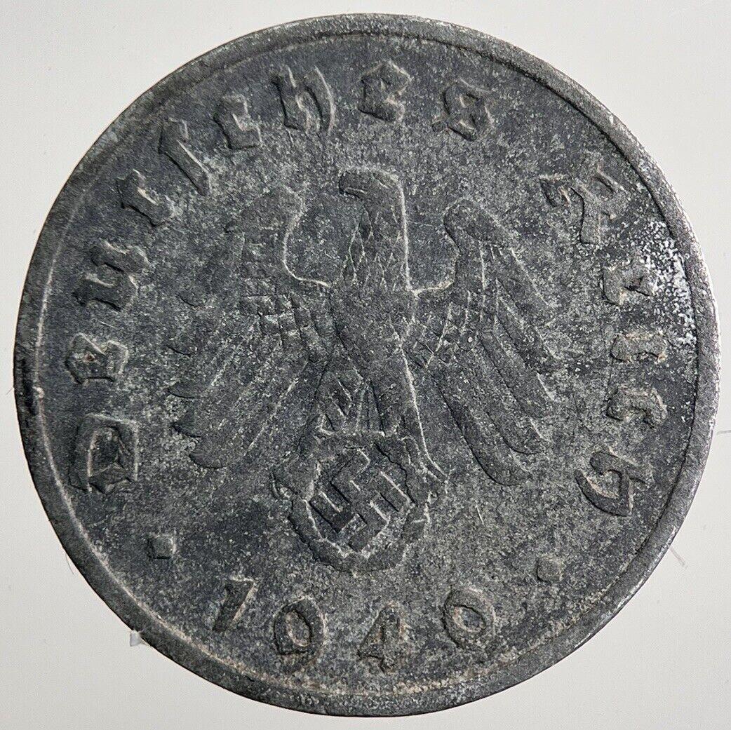 1940-G Germany Nazi 10 Pfennig Coin | Fine Collectable Grade | a2530