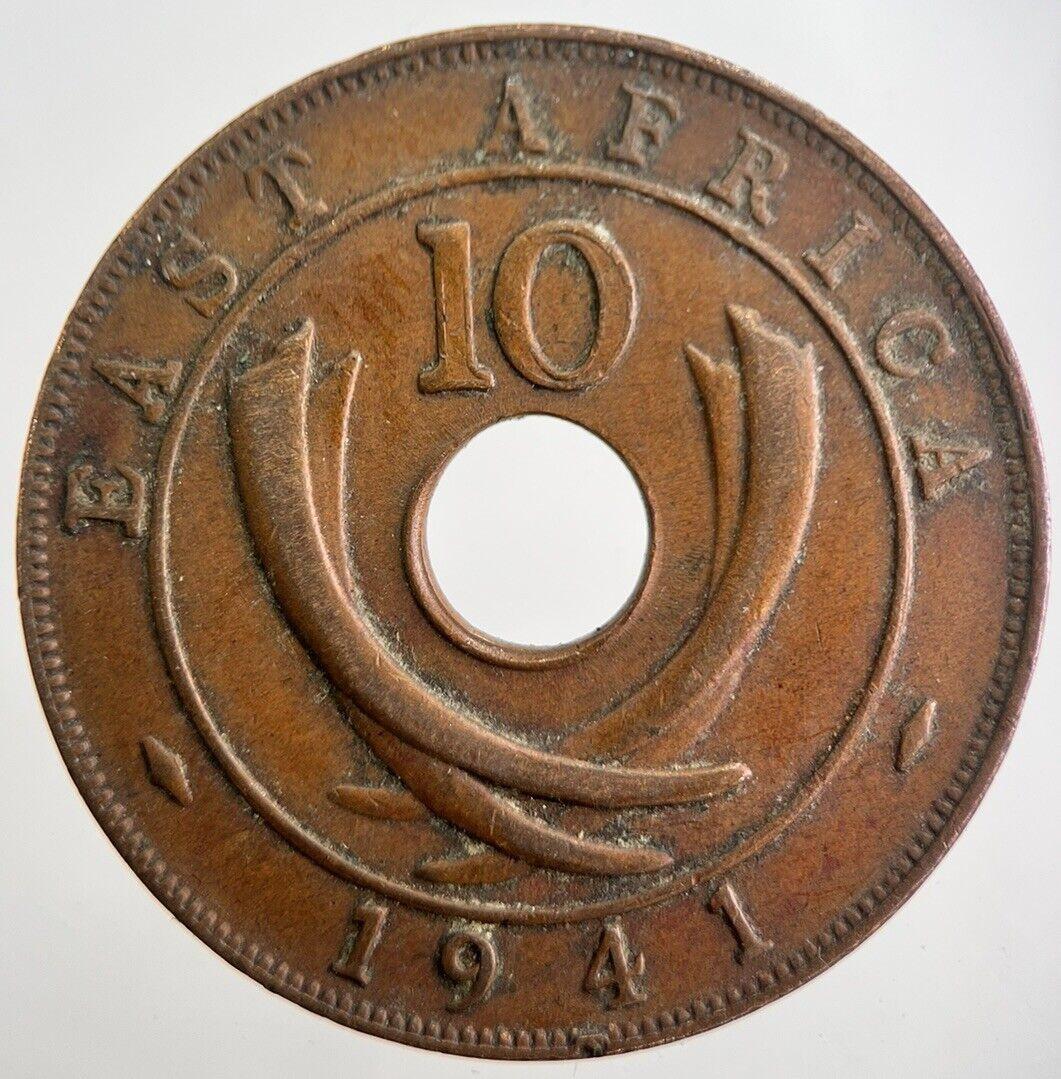 1941 East Africa 10 Ten Cents Coin | Fine Collectable Grade | a7545