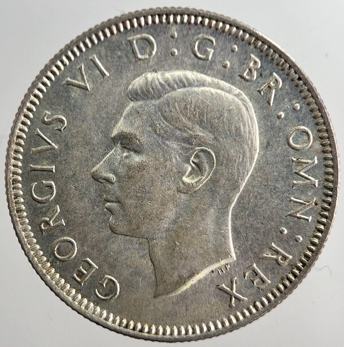 1941 George VI British One Shilling Silver Coin | Very High Grade | a8252