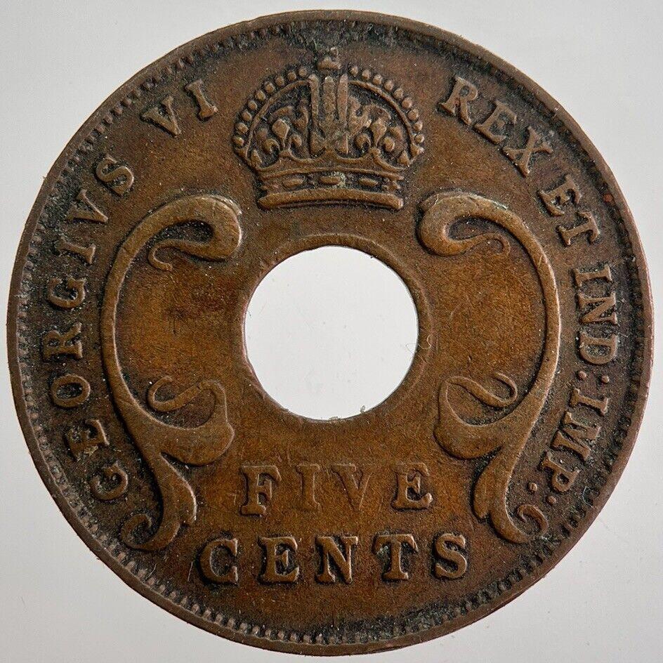 1941 East Africa 5 Five Cents Coin | Fine Collectable Grade | a7578