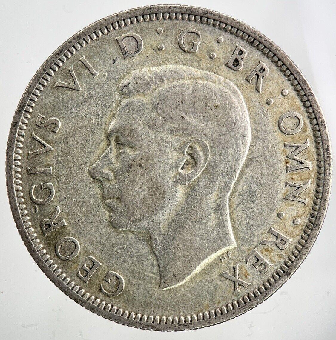 1941 George VI Half-Crown Silver Coin | Fine Collectable Grade