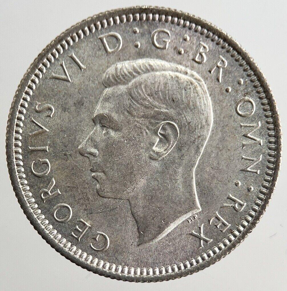 1941 George VI Sixpence Silver Coin | Very High Grade | a8155
