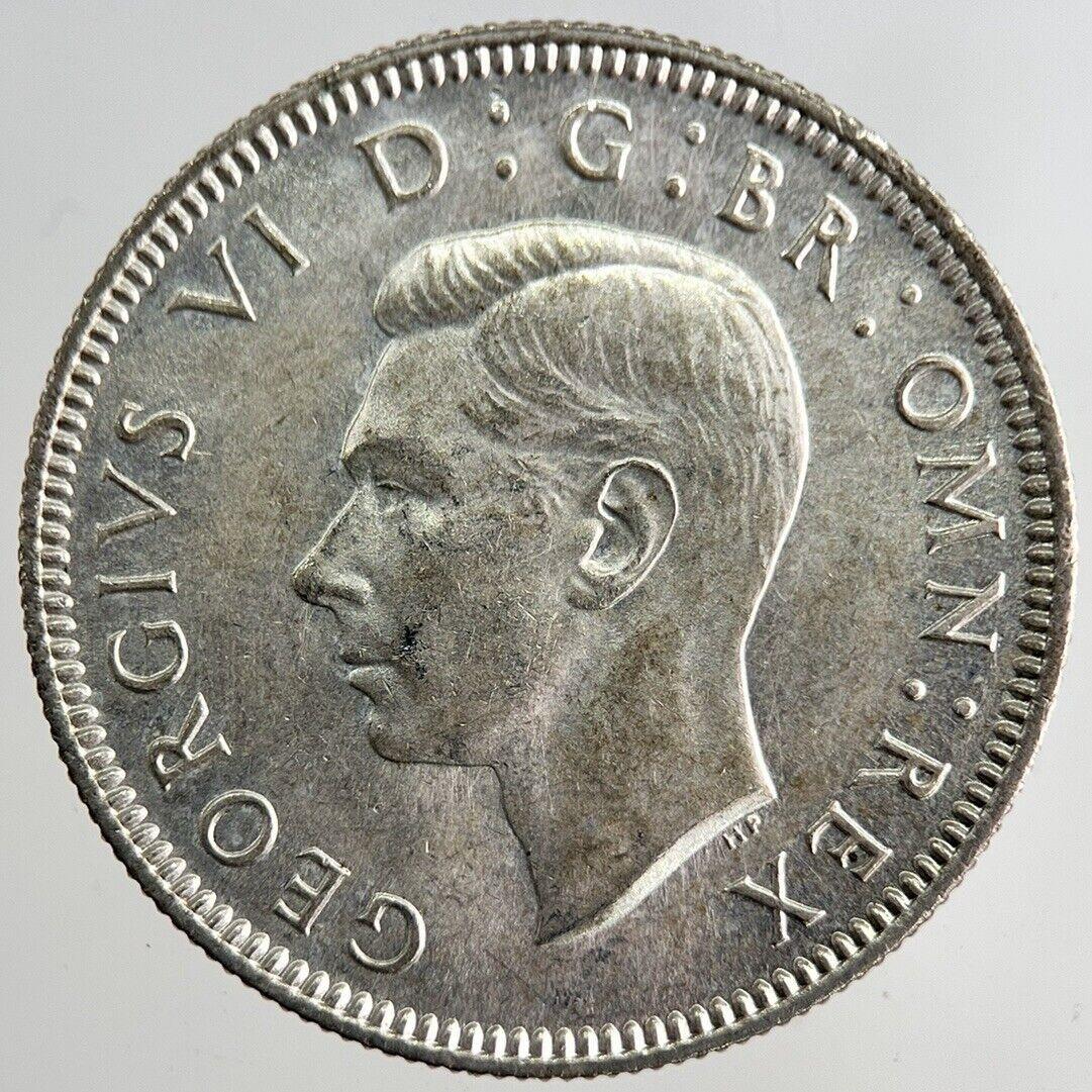 1941 George VI One Shilling Silver Coin | Very High Grade | a8176