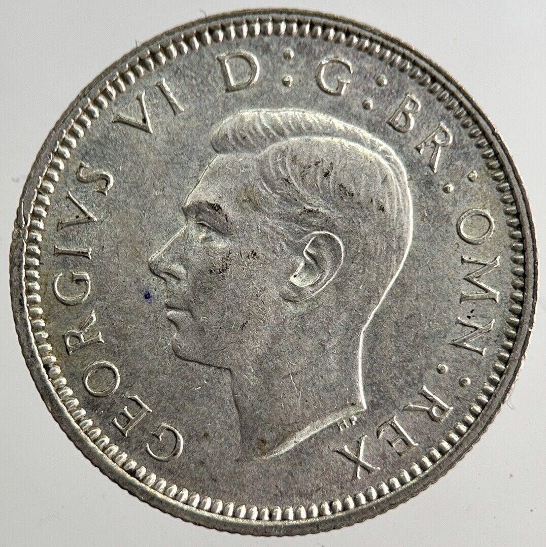 1941 George VI Sixpence Silver Coin | Very High Grade | a8157