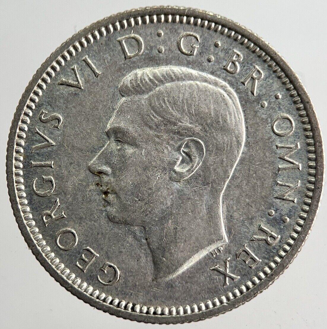 1941 George VI Sixpence Silver Coin | Very High Grade | a8160