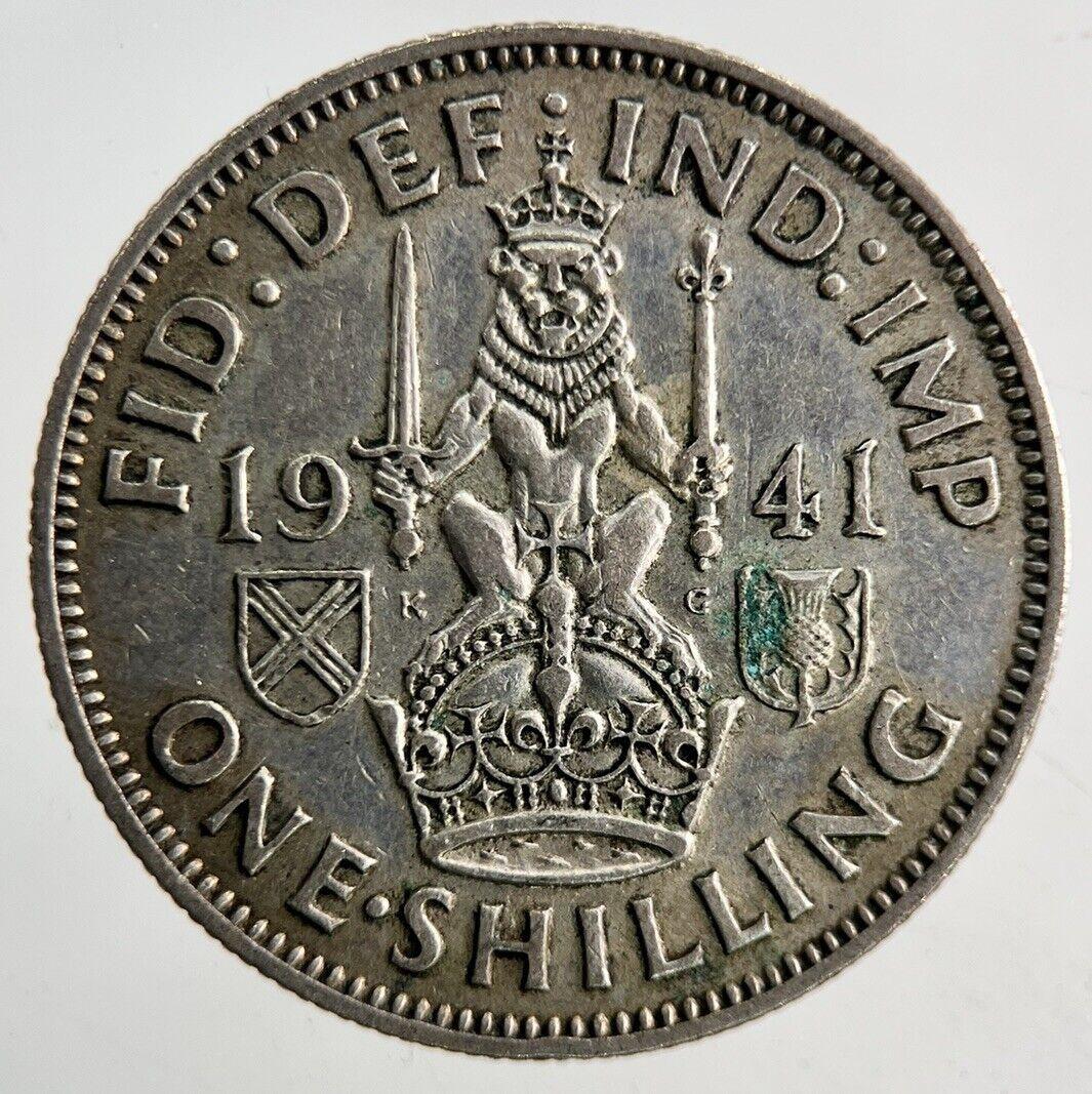 1941 George VI One Shilling Silver Coin | Fine Collectable Grade