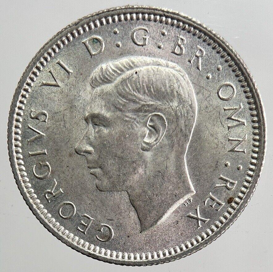 1941 George VI Sixpence Silver Coin | Very High Grade | a3992
