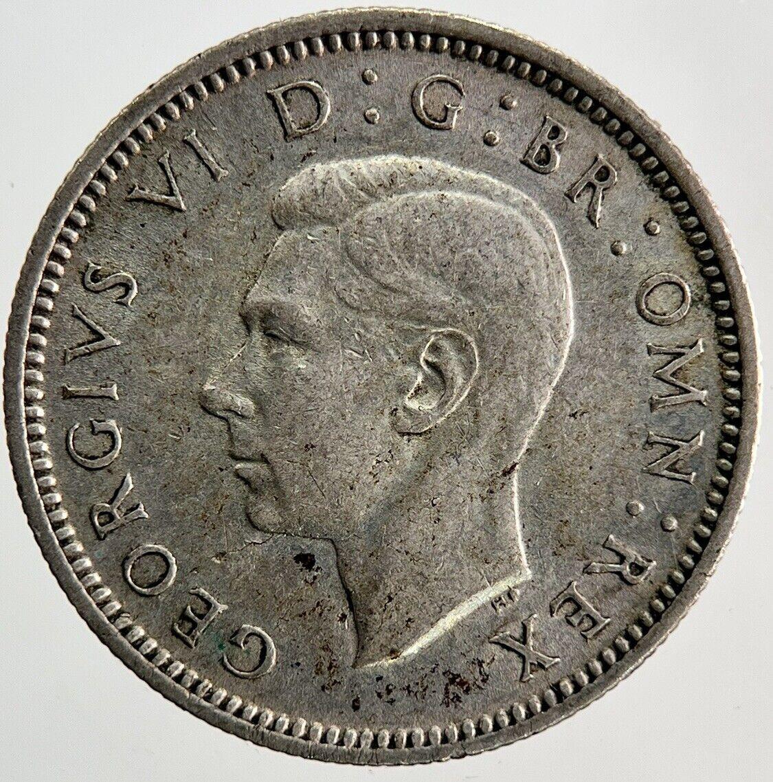 1941 George VI Sixpence Silver Coin | Fine Collectable Grade