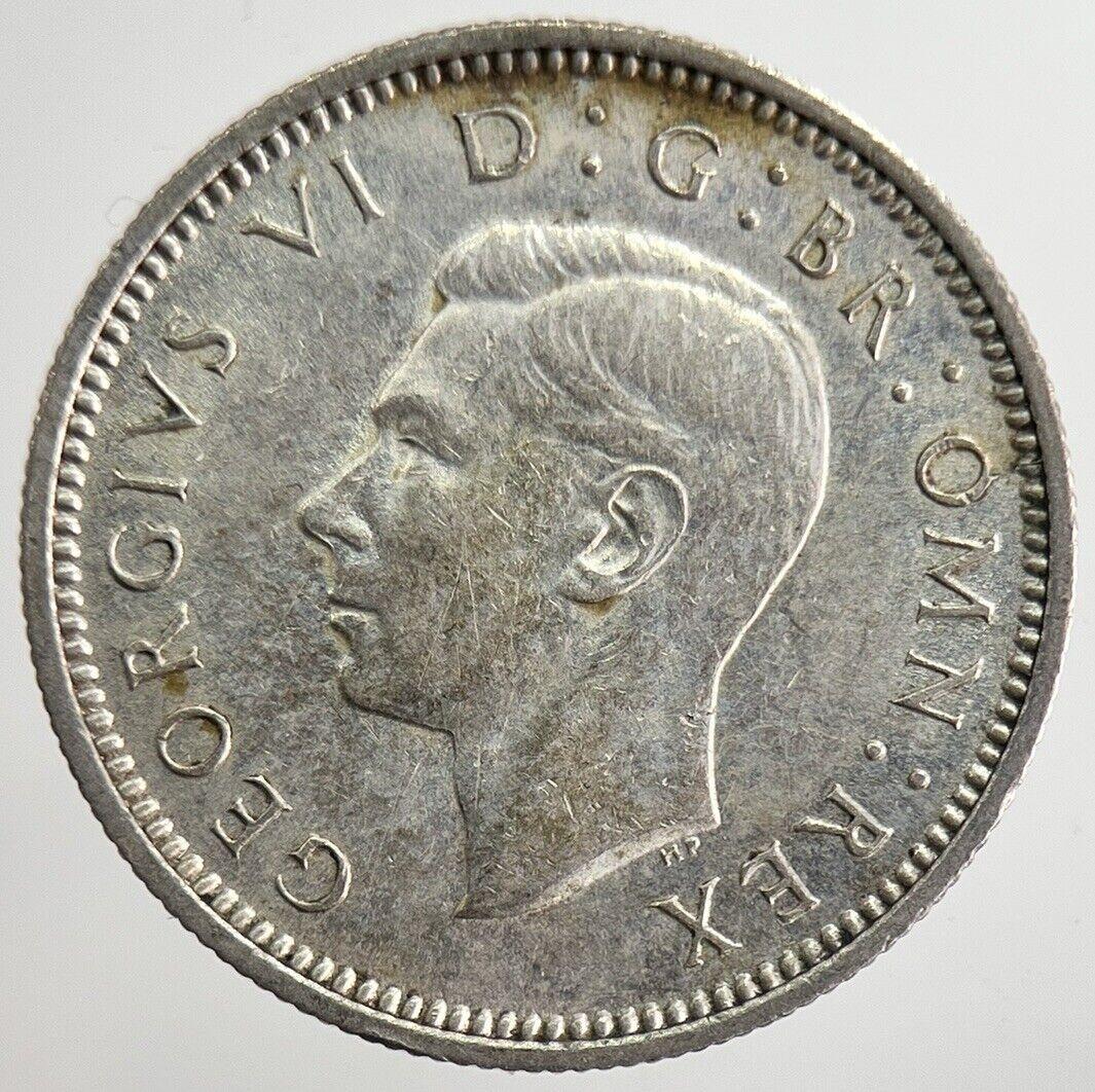 1941 George VI Sixpence Silver Coin | Very High Grade | a8214
