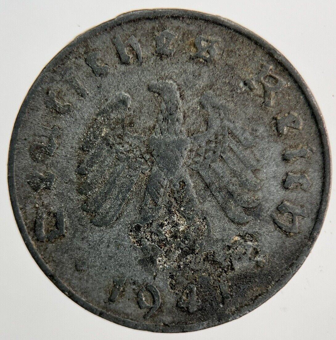 1941 Germany Nazi 10 Pfennig Coin | Collectable Grade