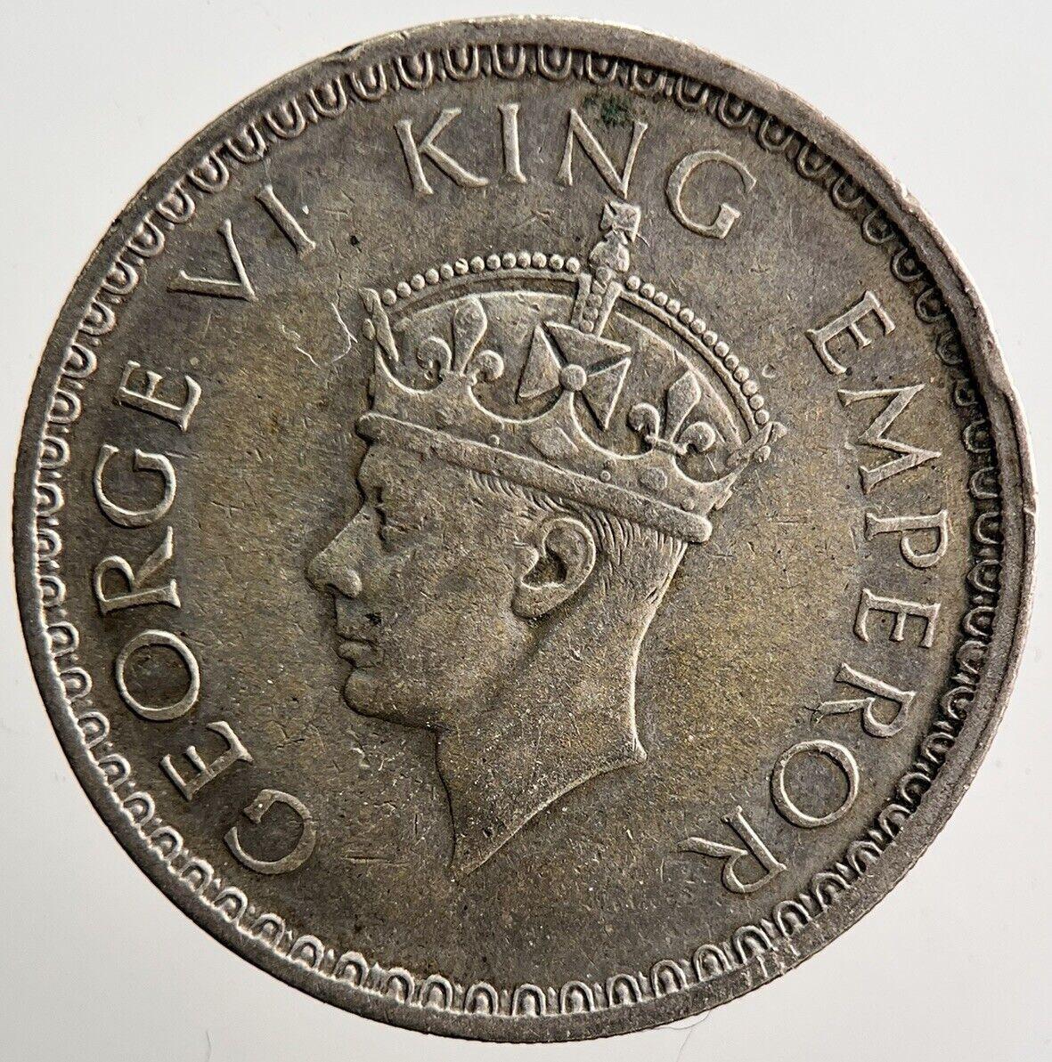 1941 India 1/2 Half Rupee Silver Coin | Fine Collectable Grade | a3499