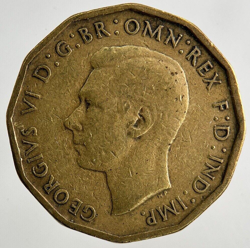 1942 George VI Brass Threepence Coin | Collectable Grade
