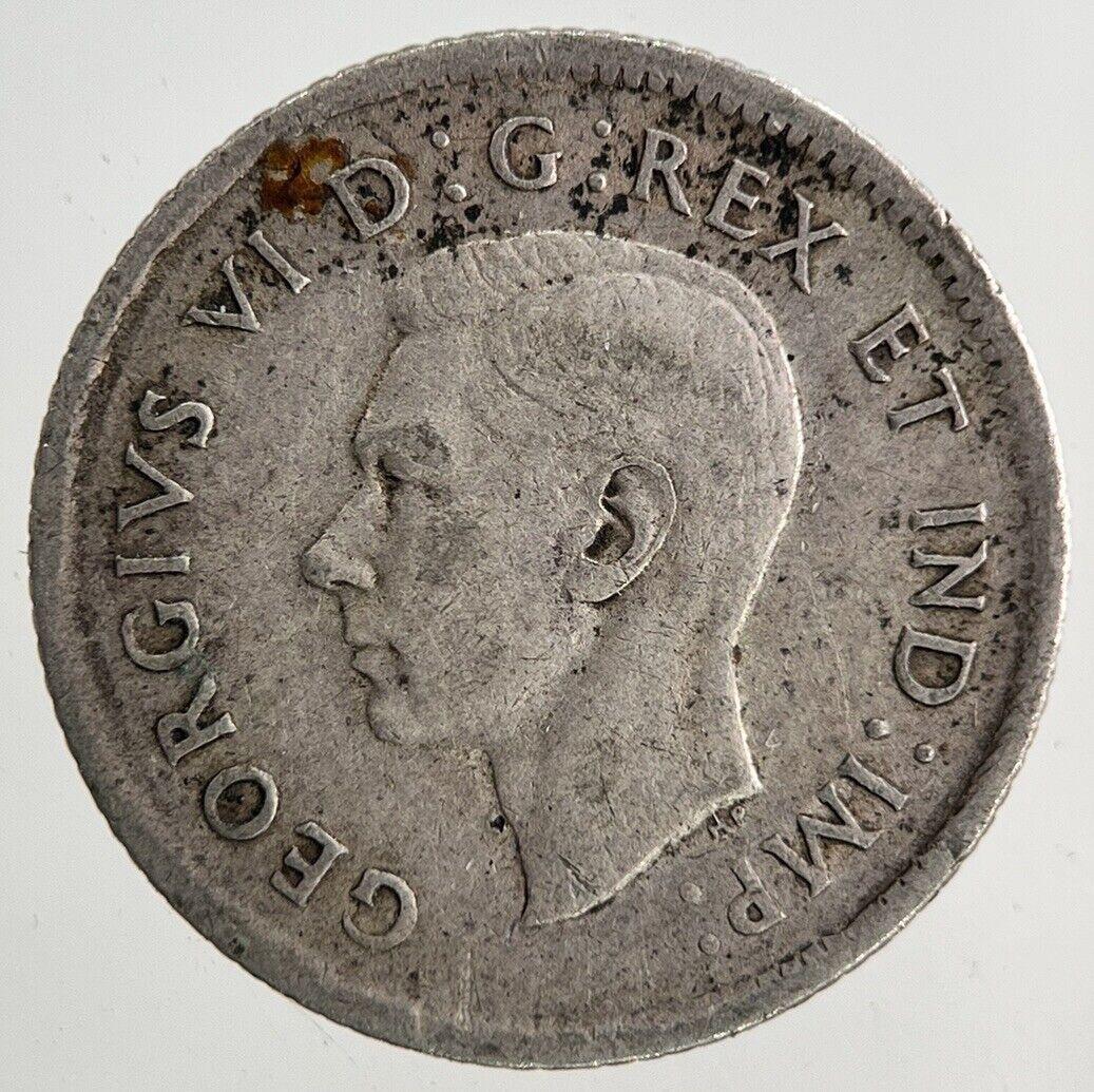 1942 Canada 10 Cents Silver Coin | Fine Collectable Grade