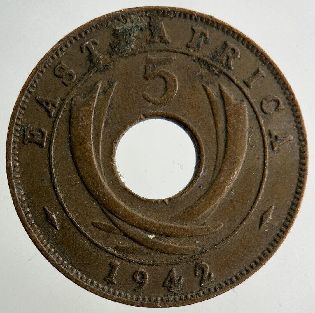 1942 East Africa 5 Cents Coin | Fine Collectable Grade