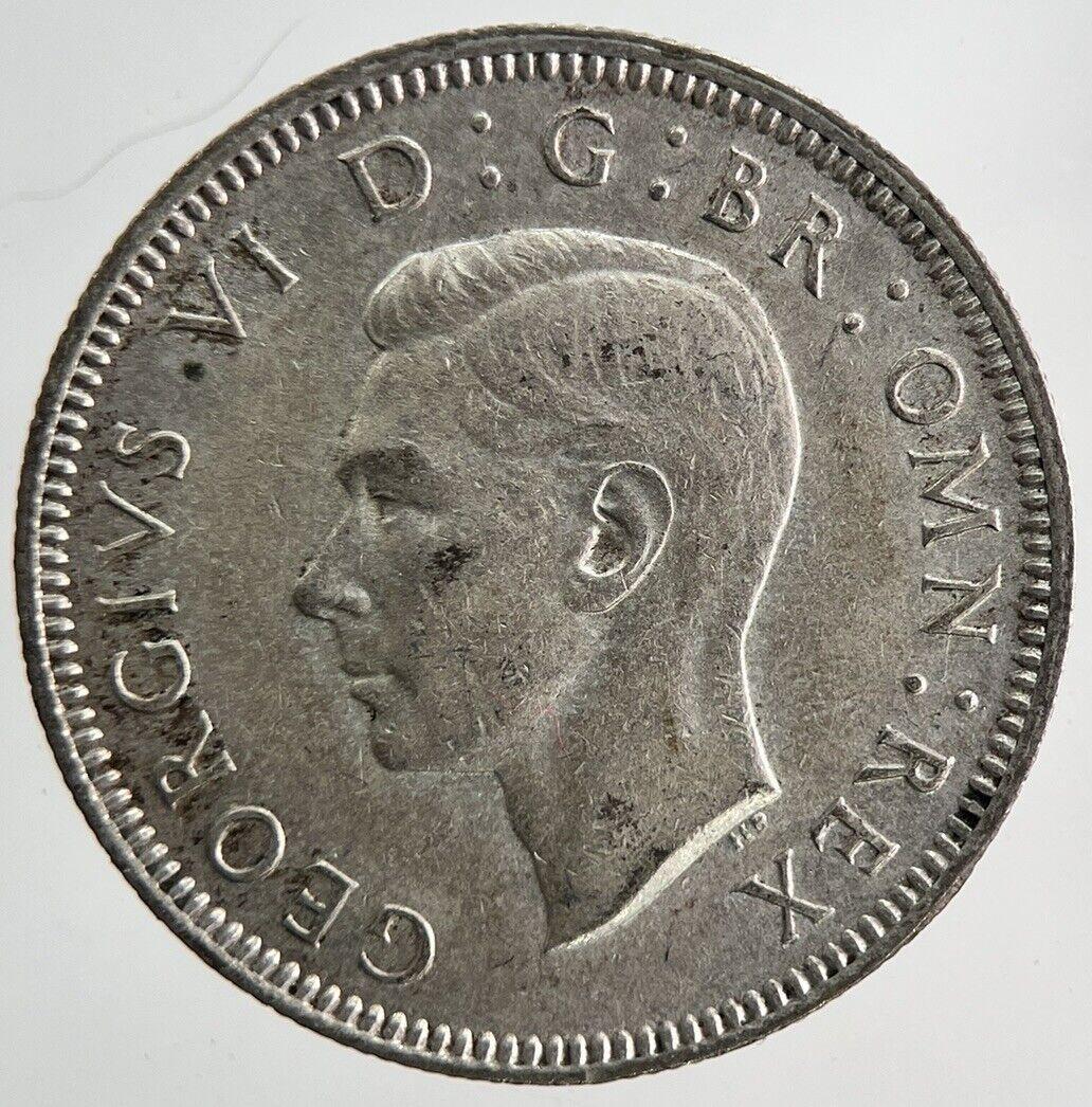 1942 George VI Shilling Silver Coin | Very High Grade